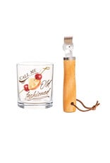 Evergreen Enterprises Citrus Call Me Old Fashioned Whiskey Glass and Zester