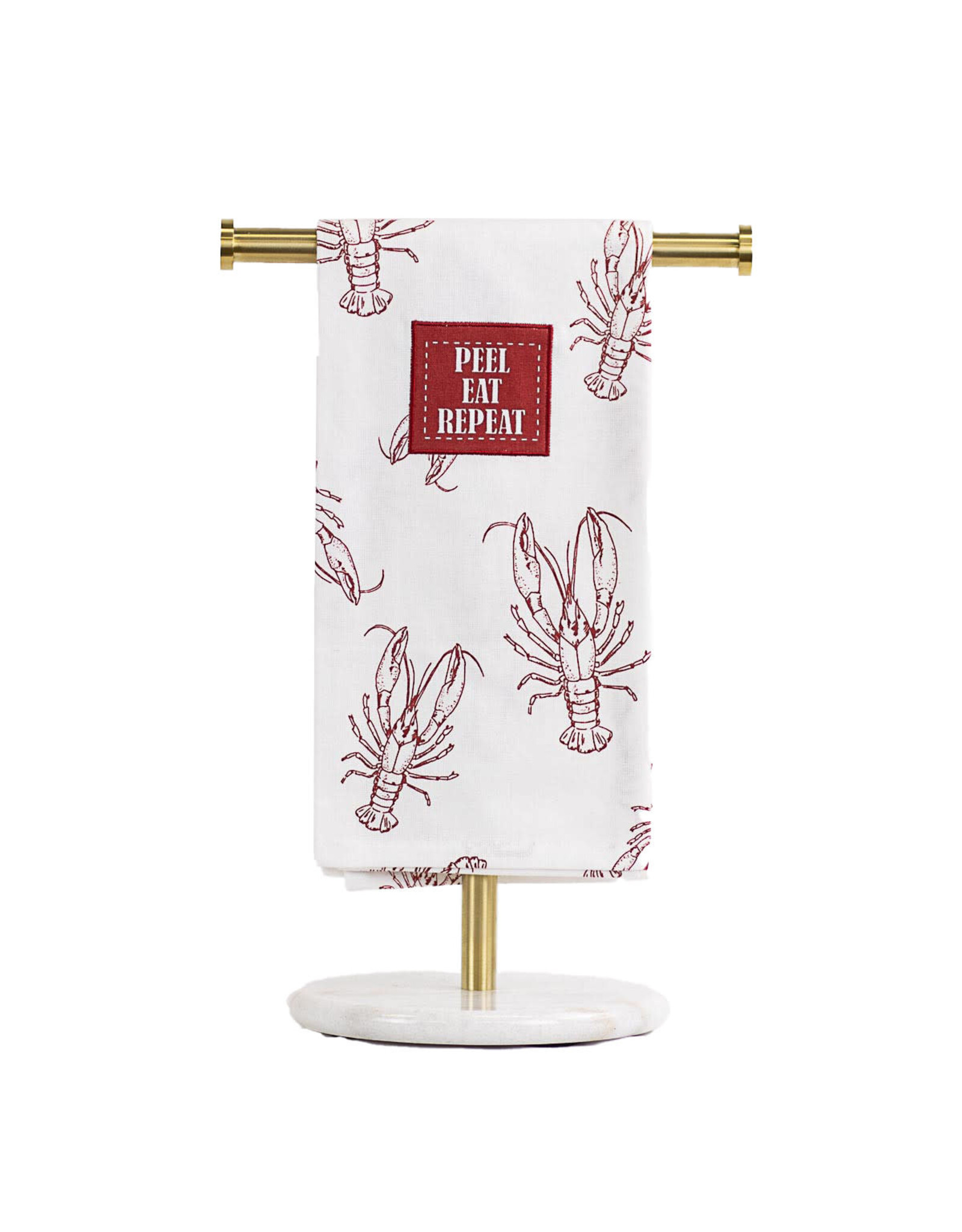 The Royal Standard Peel Eat Repeat Crawfish Hand Towel