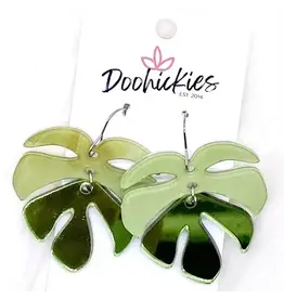 Doohickies/So. Charm Trade Palm Leaf Summer Earrings