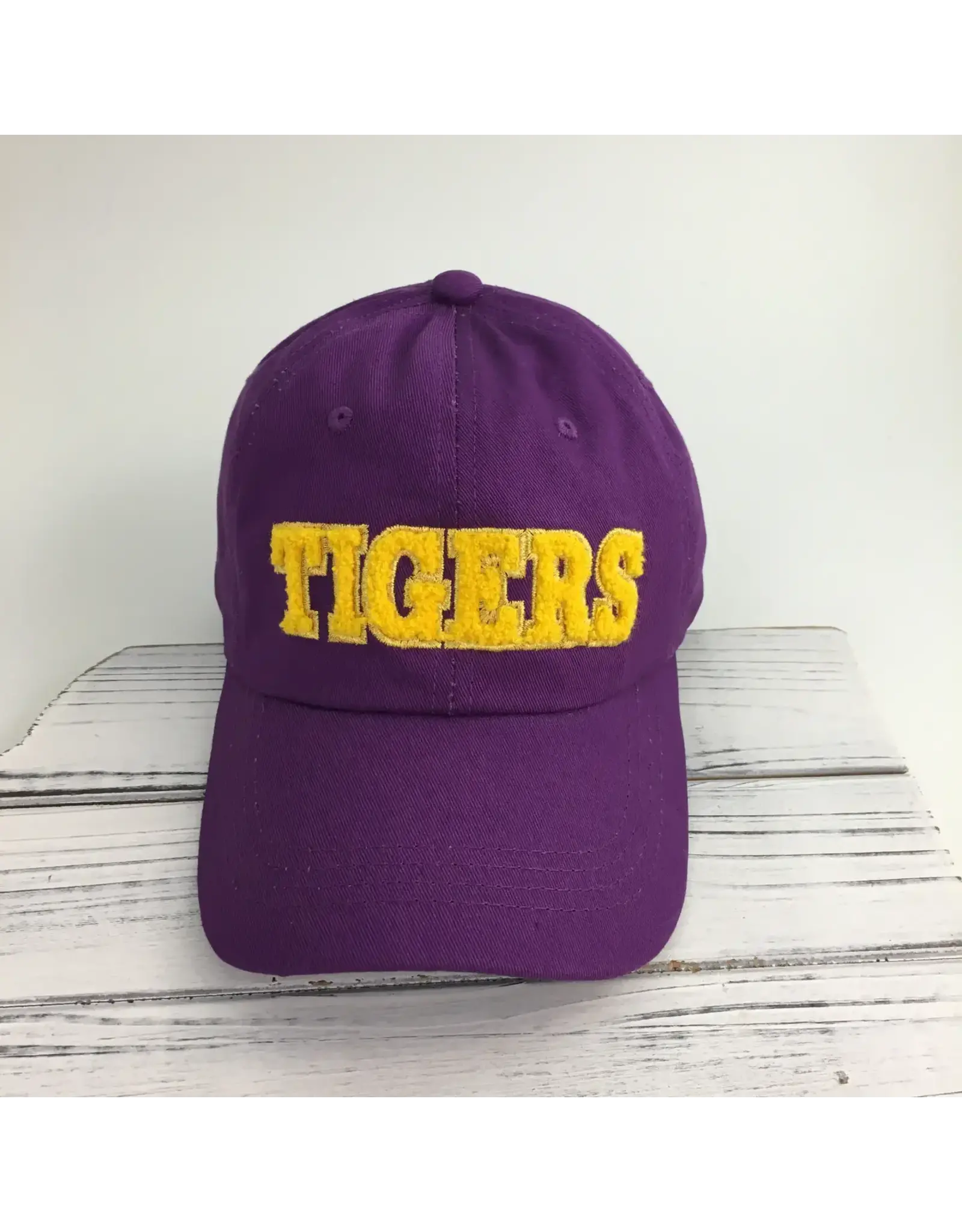 SongLily/Faire Purple Tigers Chenille Cap