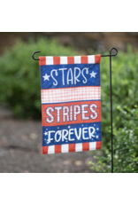 Evergreen Enterprises Stars and Stripes Forever Burlap Garden Flag Evergreen Enterprises Stars and Stripes Forever Burlap Garden Flag