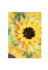 Evergreen Enterprises Sunflowers in the Garden Burlap Garden Flag