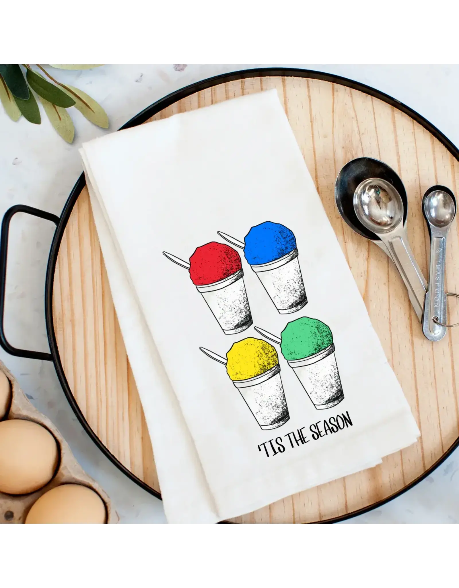 Pelican Provision Co Snoball Season Kitchen Towel