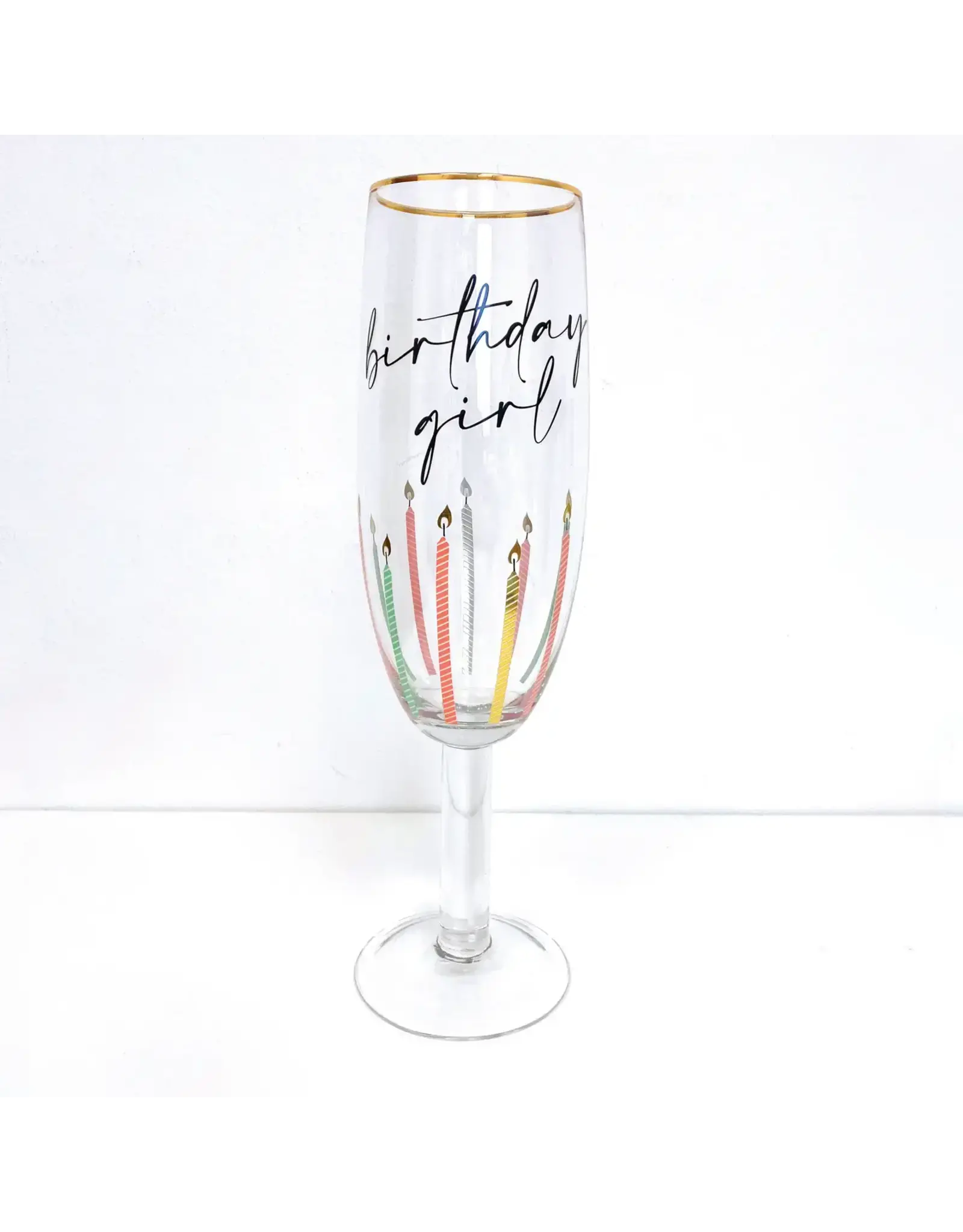8 Oak Lane/Faire Birthday Girl Oversized Champagne Glass