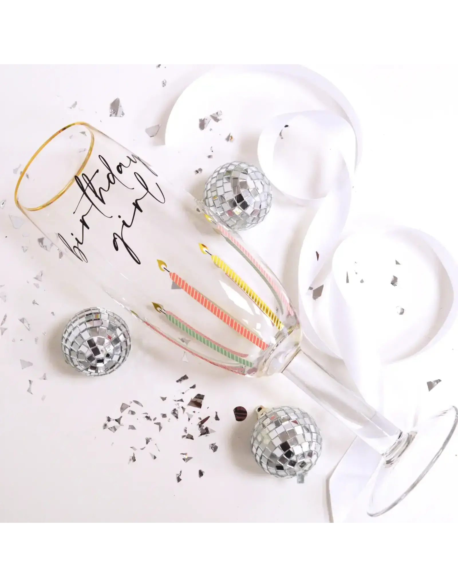 8 Oak Lane/Faire Birthday Girl Oversized Champagne Glass