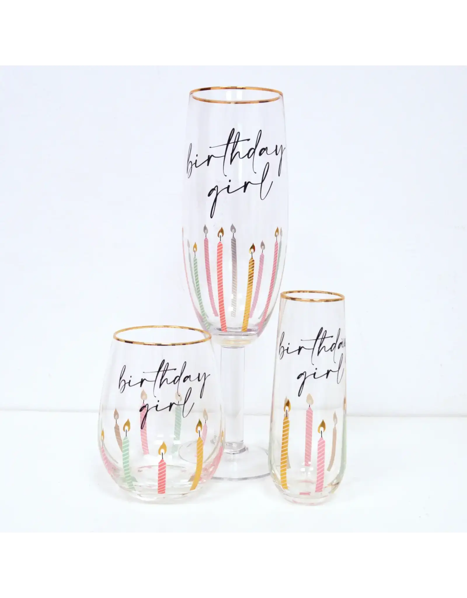 8 Oak Lane/Faire Birthday Girl Oversized Champagne Glass