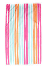 The Royal Standard Aruba Stripe Giant Beach Towel in Pink/Aruba The Royal Standard Aruba Stripe Giant Beach Towel in Pink/Aruba