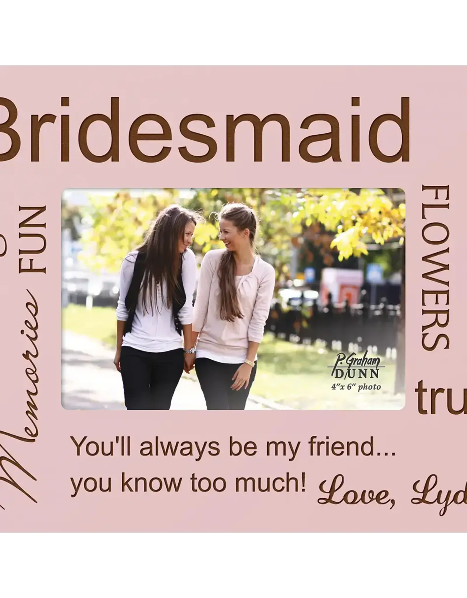 P. Graham Dunn/Faire Pink Photo Frame 4x6