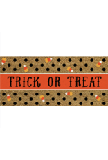 Evergreen Enterprises Trick or Treat Halloween Flocked Coir Sassafras Switch Mat Evergreen Enterprises Trick or Treat Halloween Flocked Coir Sassafras Switch Mat