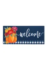 Evergreen Enterprises Mums and Pumpkin Sassafras Switch Mat Evergreen Enterprises Mums and Pumpkin Sassafras Switch Mat