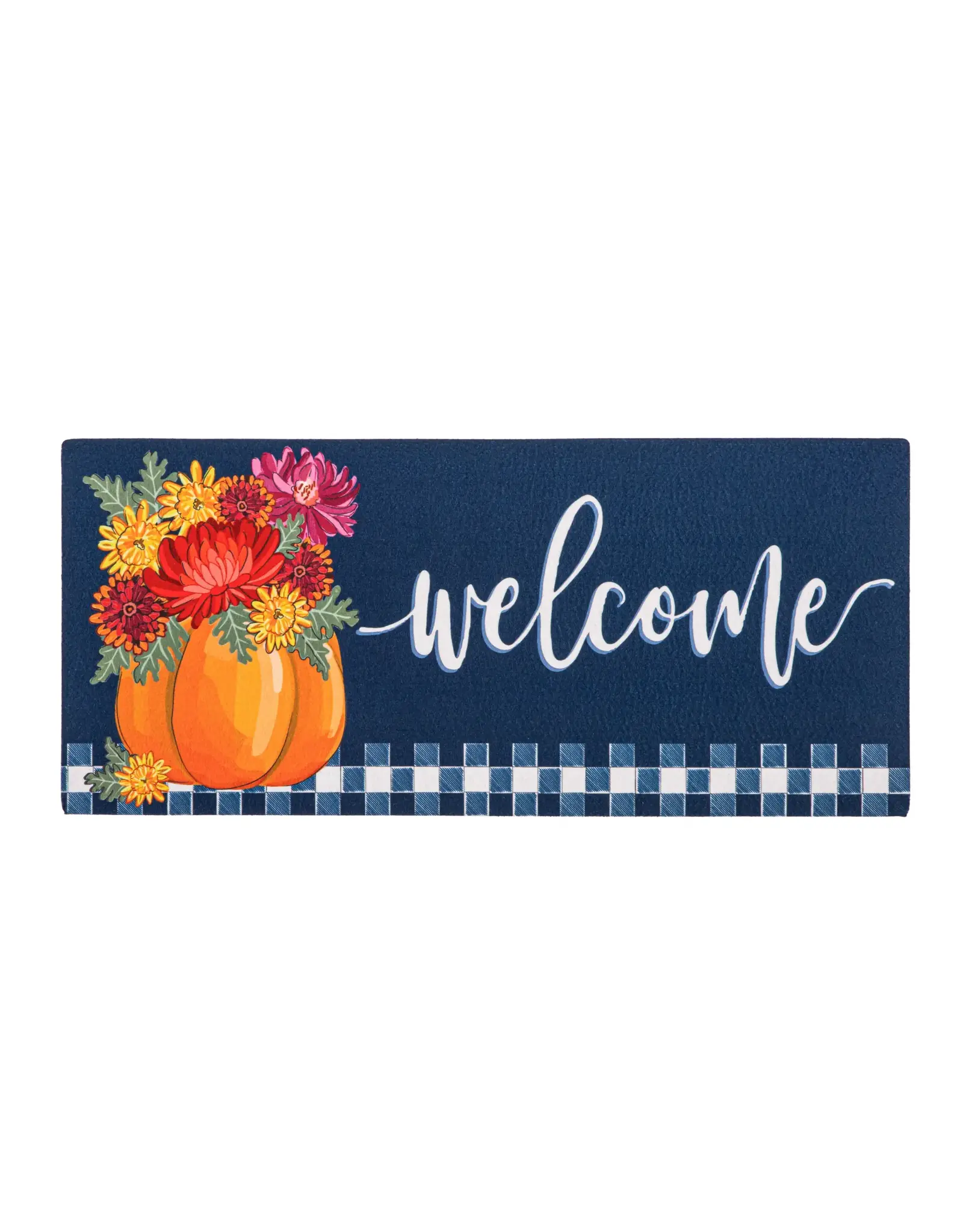 Evergreen Enterprises Mums and Pumpkin Sassafras Switch Mat