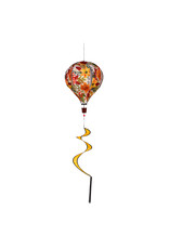 Evergreen Enterprises Autumn Floral Welcome Burlap Balloon Spinner