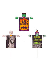 Evergreen Enterprises Halloween Fabric Garden Stake with Bobbing Movement