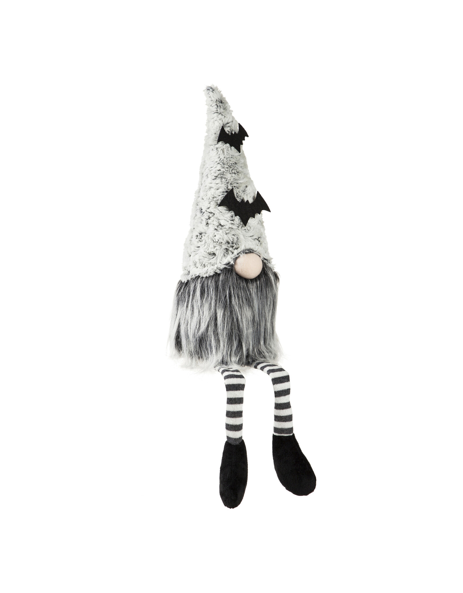 Evergreen Enterprises Fabric Sitting Gnome with Bat Hat
