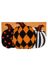 Evergreen Enterprises Pattern Pumpkins Shaped Coir Mat