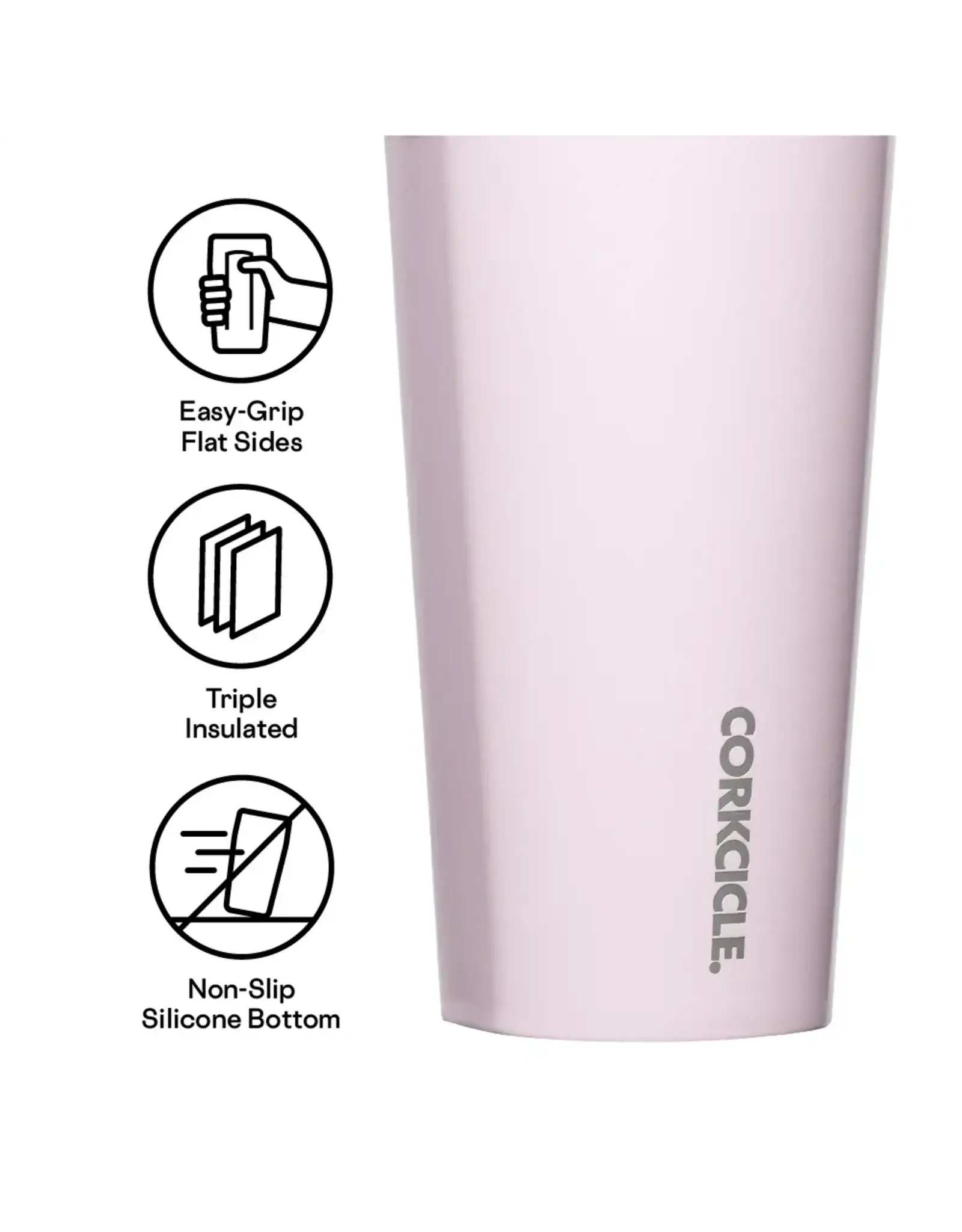Corkcicle Tumbler - 16oz Powder Puff
