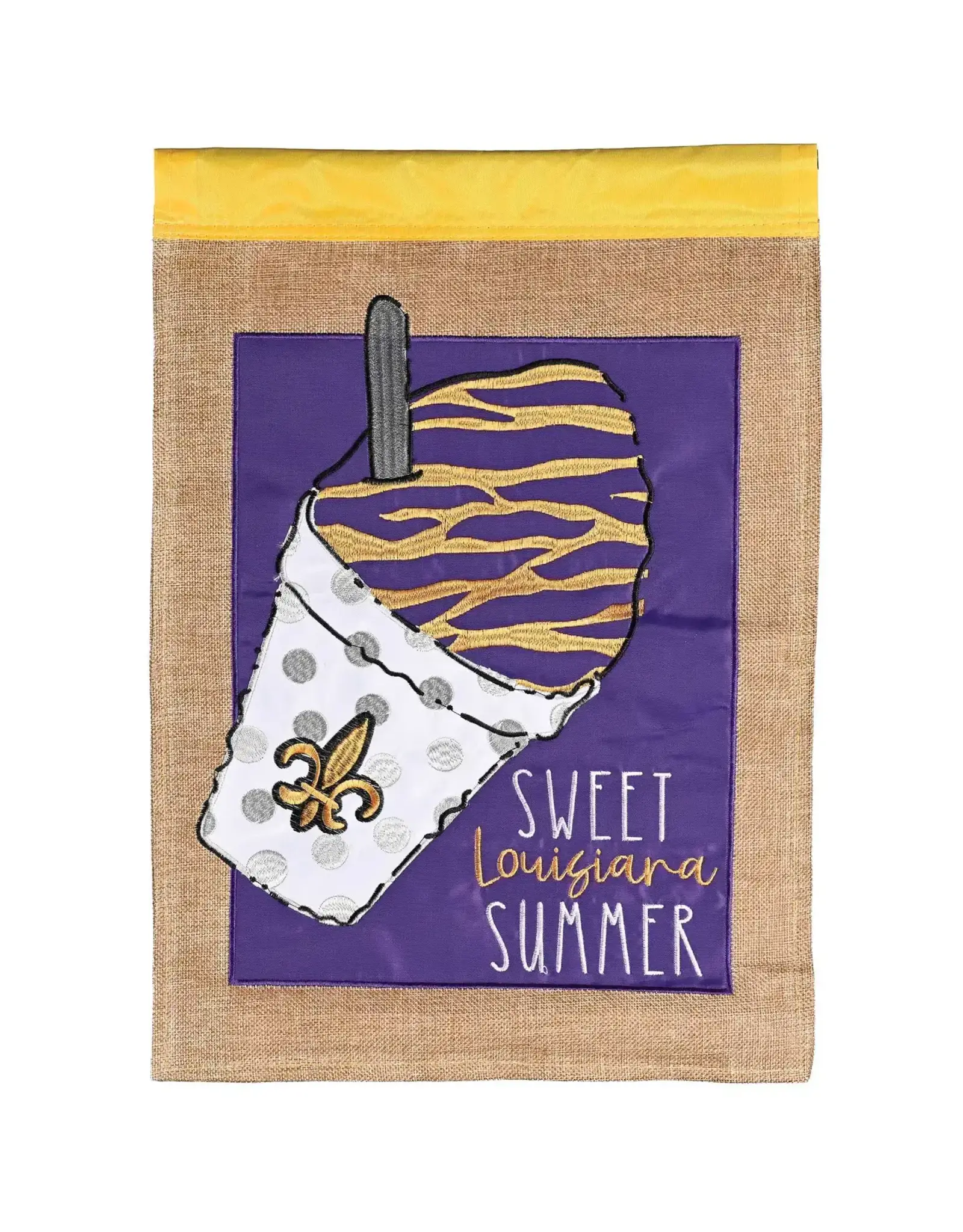 Magnolia Garden Flag Company Sweet Louisiana Summer Snoball Garden Flag