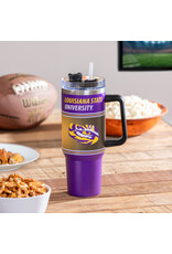 Evergreen Enterprises 40oz Stainless Steel Canyon Cup w/ Straw, Louisiana State University