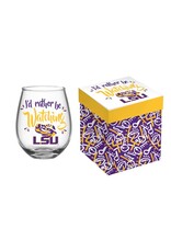 Evergreen Enterprises Louisiana State University, 17oz Boxed Stemless Glass Evergreen Enterprises Louisiana State University, 17oz Boxed Stemless Glass