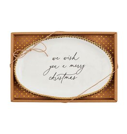 Mud Pie We Wish Sentiment Plate