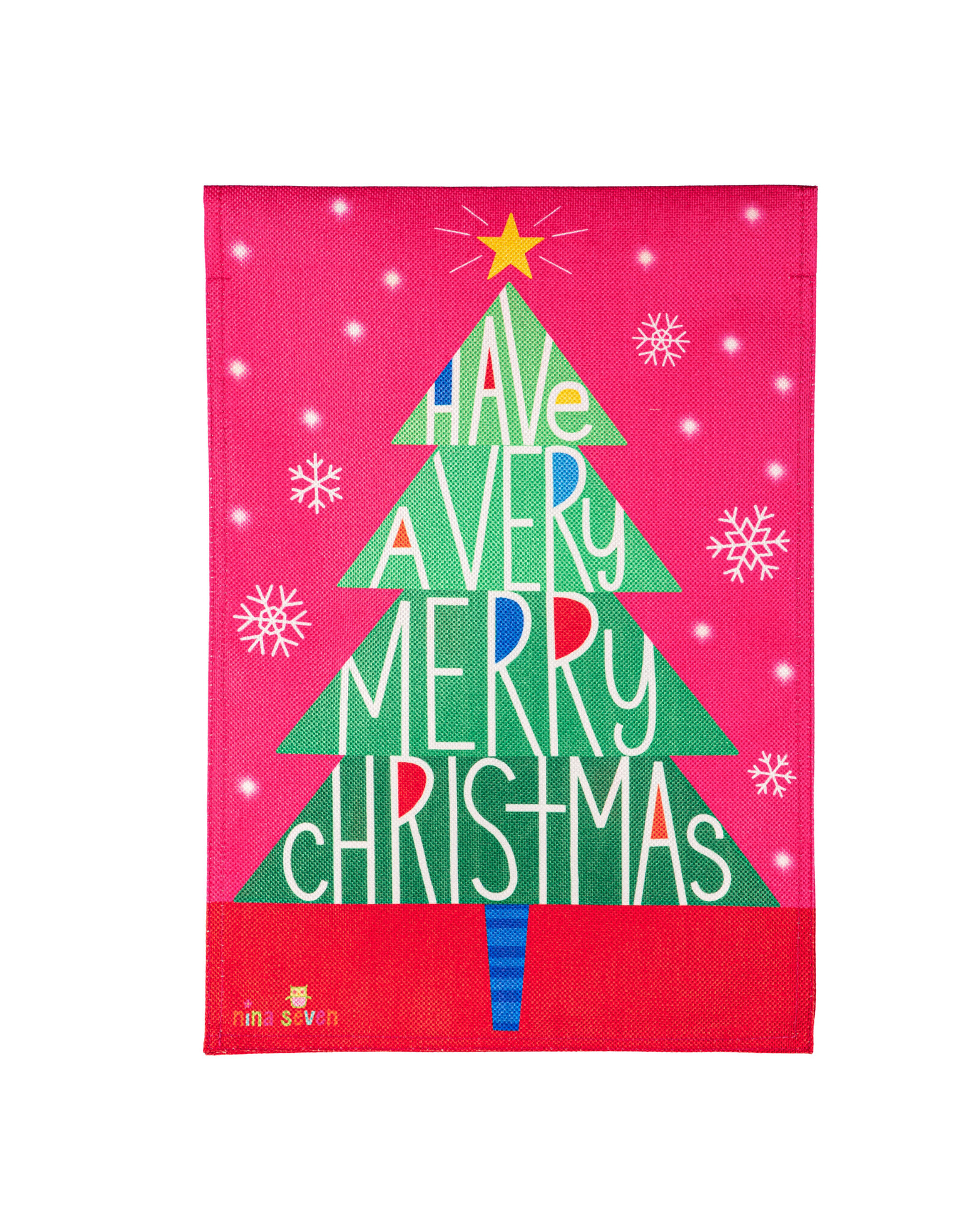 Evergreen Enterprises Have a Merry Christmas Burlap Garden Flag