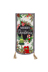 Evergreen Enterprises Traditional Merry Christmas Everlasting Impressions Textile Décor Evergreen Enterprises Traditional Merry Christmas Everlasting Impressions Textile Décor