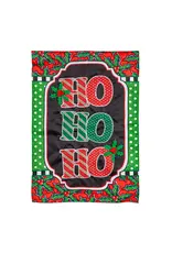 Evergreen Enterprises Ho Ho Ho Applique House Flag