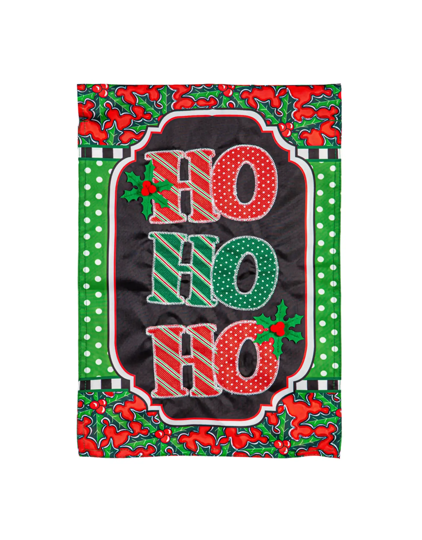 Evergreen Enterprises Ho Ho Ho Applique House Flag