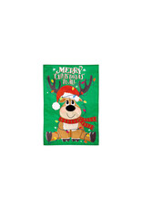 Evergreen Enterprises Merry Christmas to All Applique Garden Flag