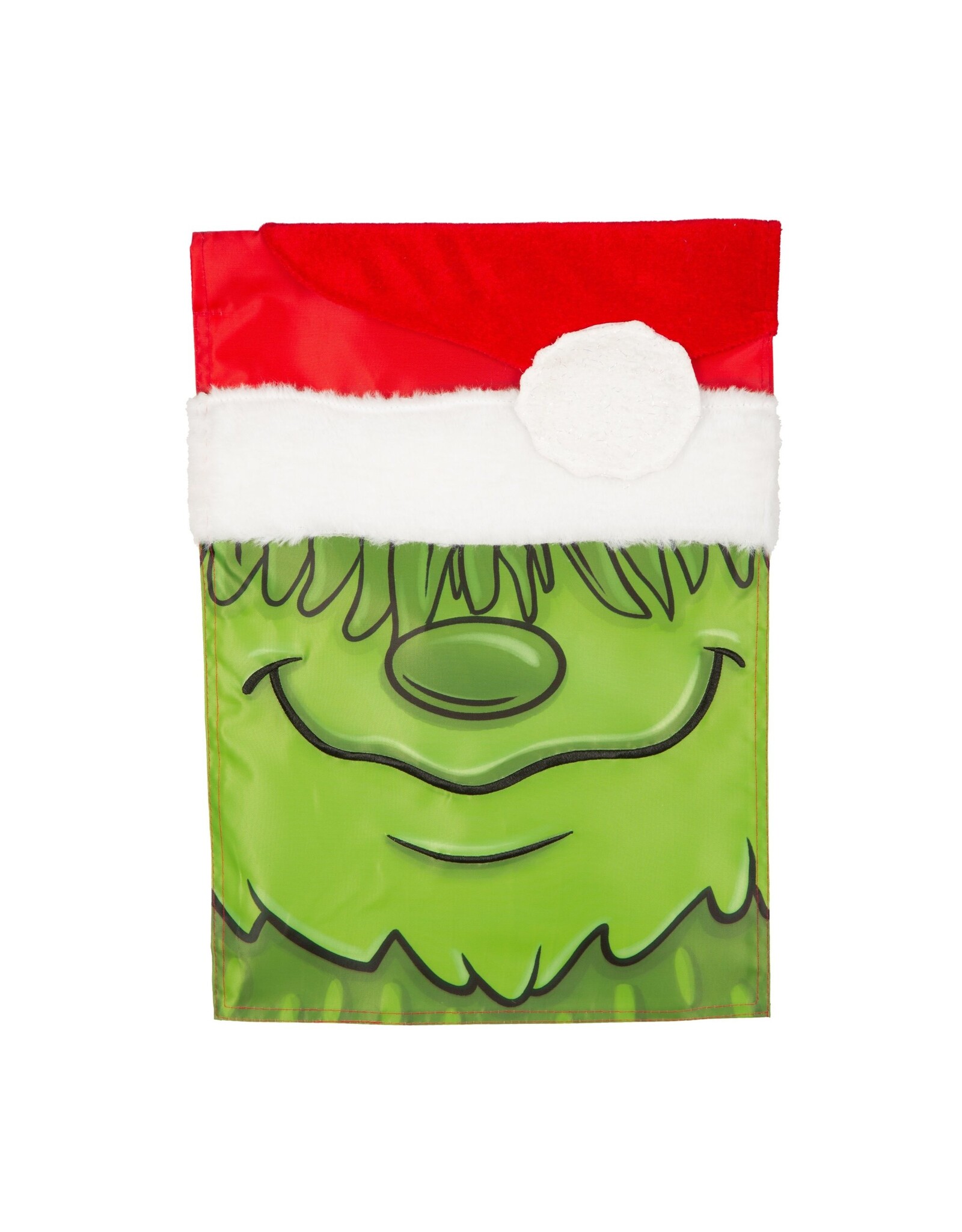 Evergreen Enterprises Christmas Monster Applique Garden Flag