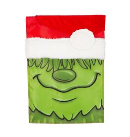 Evergreen Enterprises Christmas Monster Applique Garden Flag