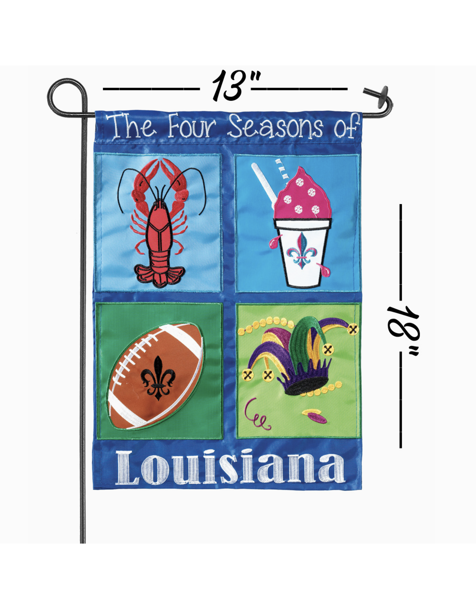 Magnolia Garden Flag Company Four Seasons Louisiana Garden Flag