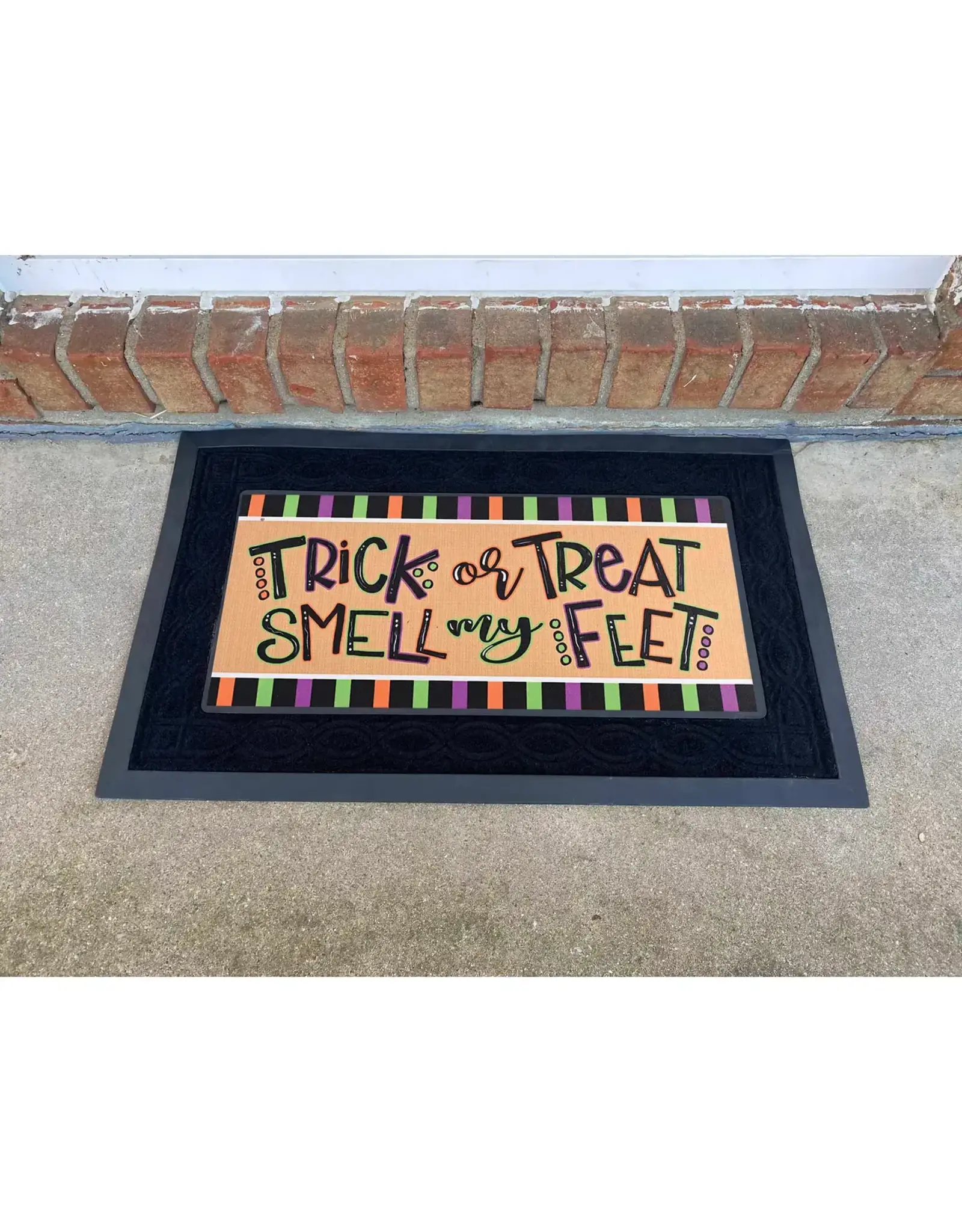 Magnolia Garden Flag Company Trick or Treat Smell My Mat Insert