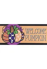 Magnolia Garden Flag Company Welcome Pumpkin Mat Insert Magnolia Garden Flag Company Welcome Pumpkin Mat Insert