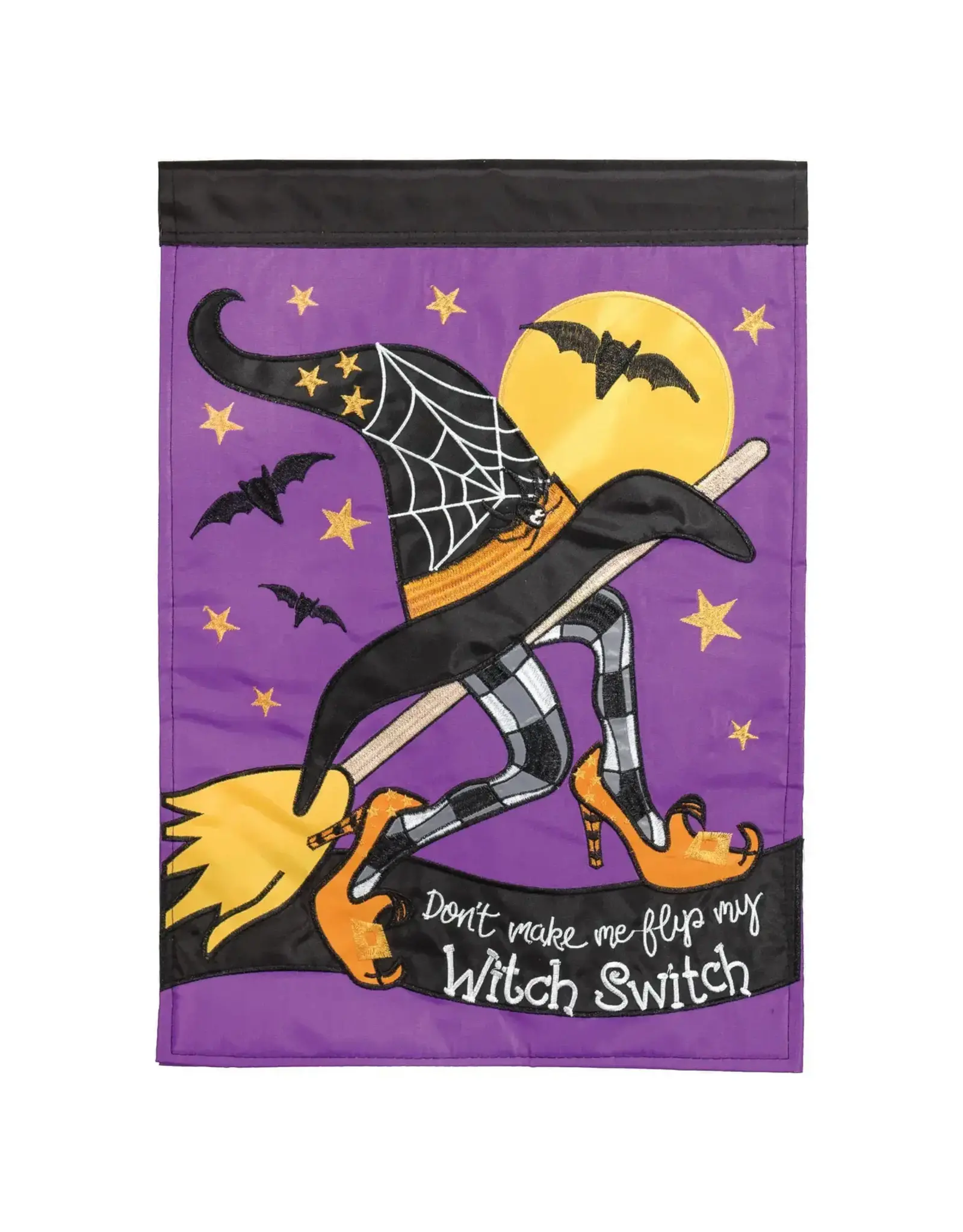 Magnolia Garden Flag Company Witch Hat Garden Flag