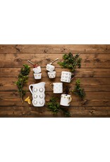 Mud Pie All Over Dots Ceramic Mug