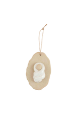 Mud Pie Baby Jesus Nativity Ornament
