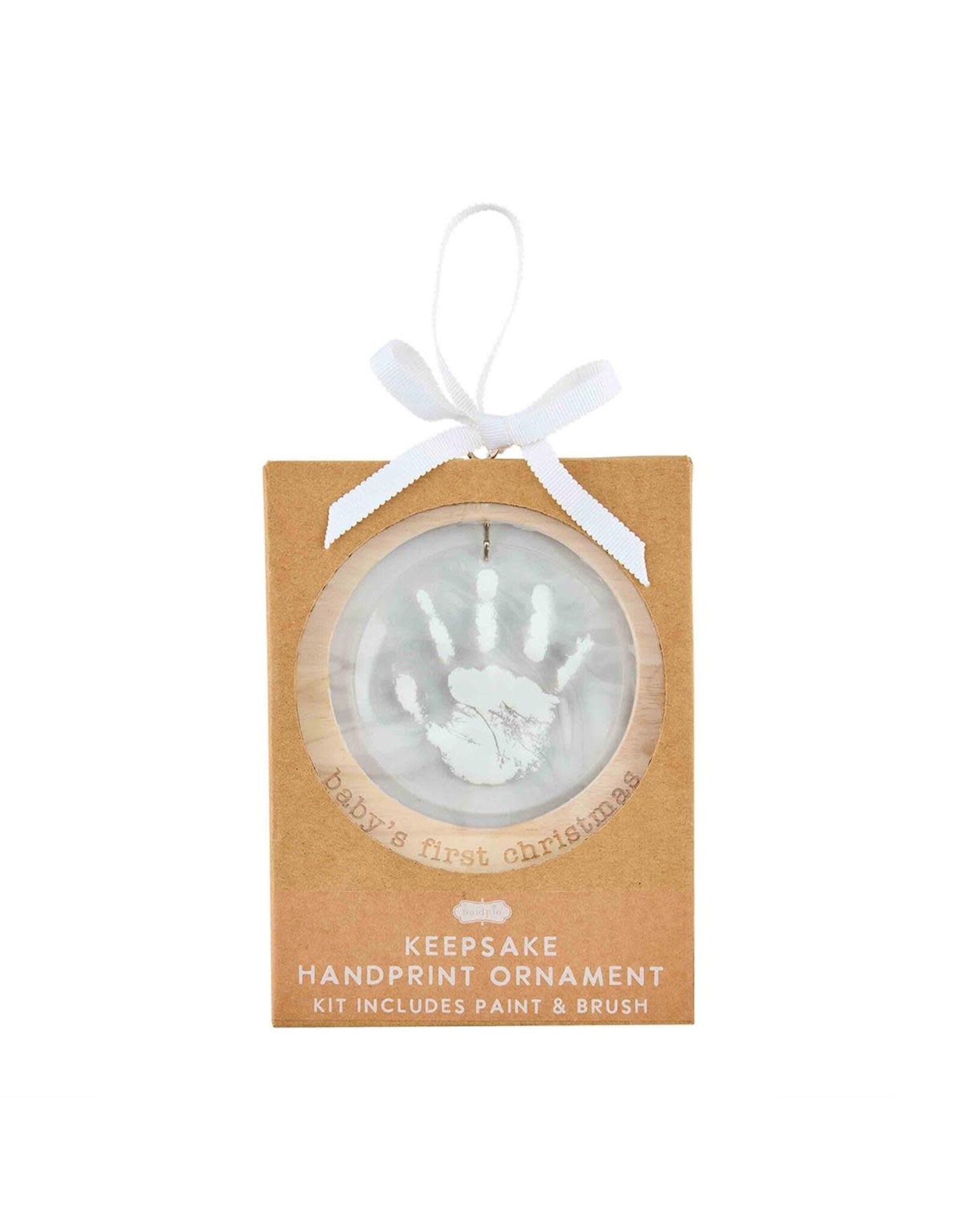 Mud Pie Baby's First Handprint Ornament Kit