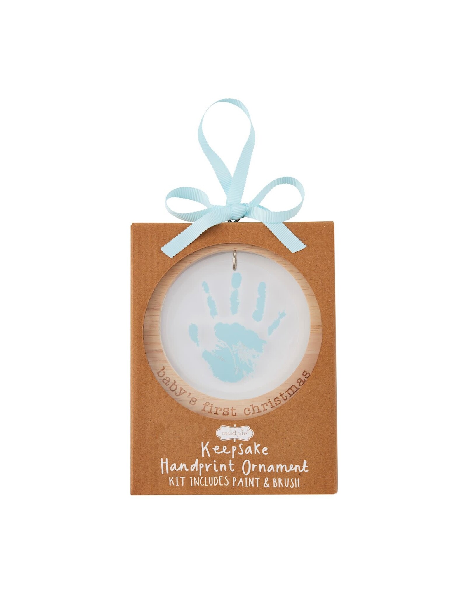 Mud Pie Baby's First Handprint Ornament Kit
