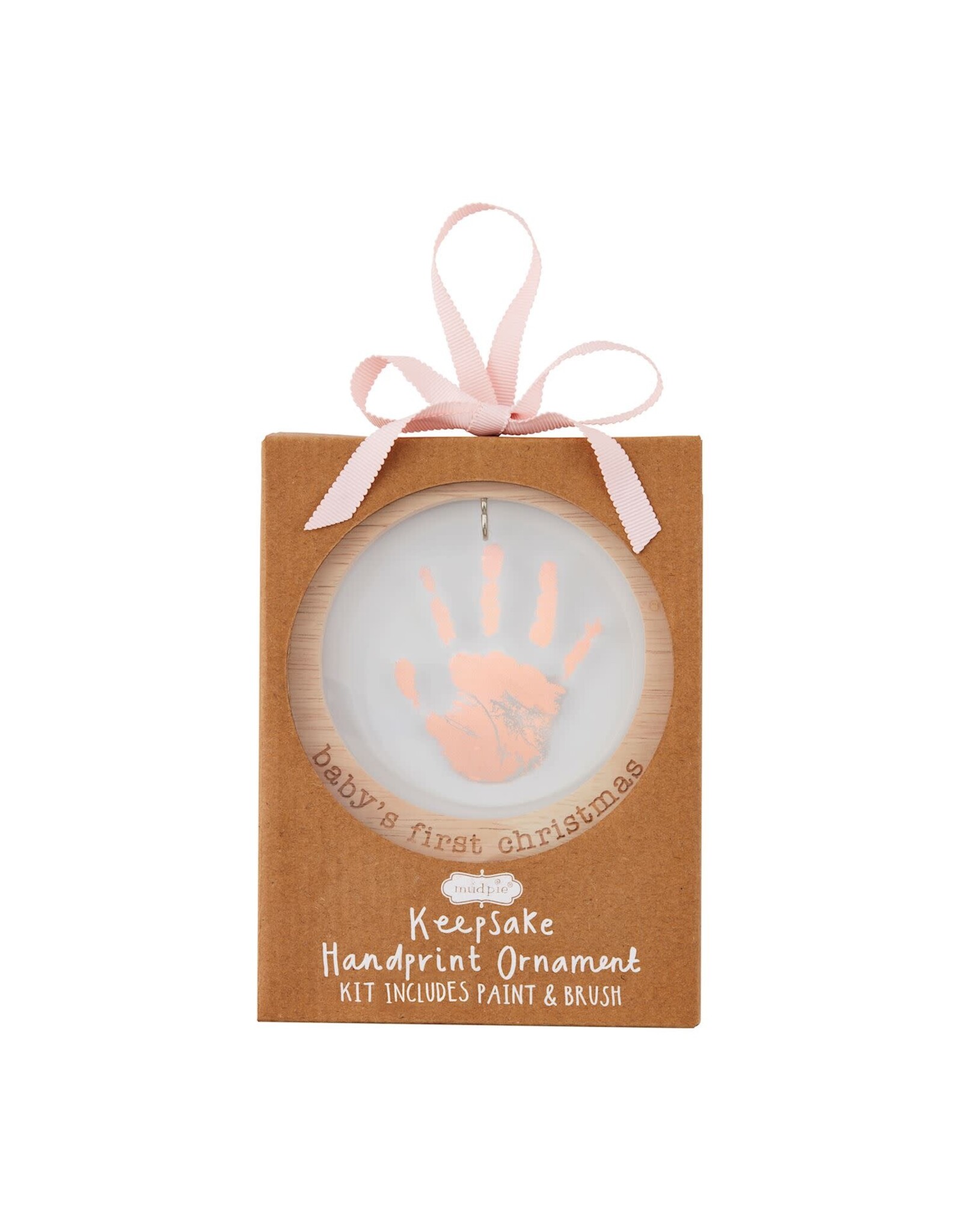 Mud Pie Baby's First Handprint Ornament Kit