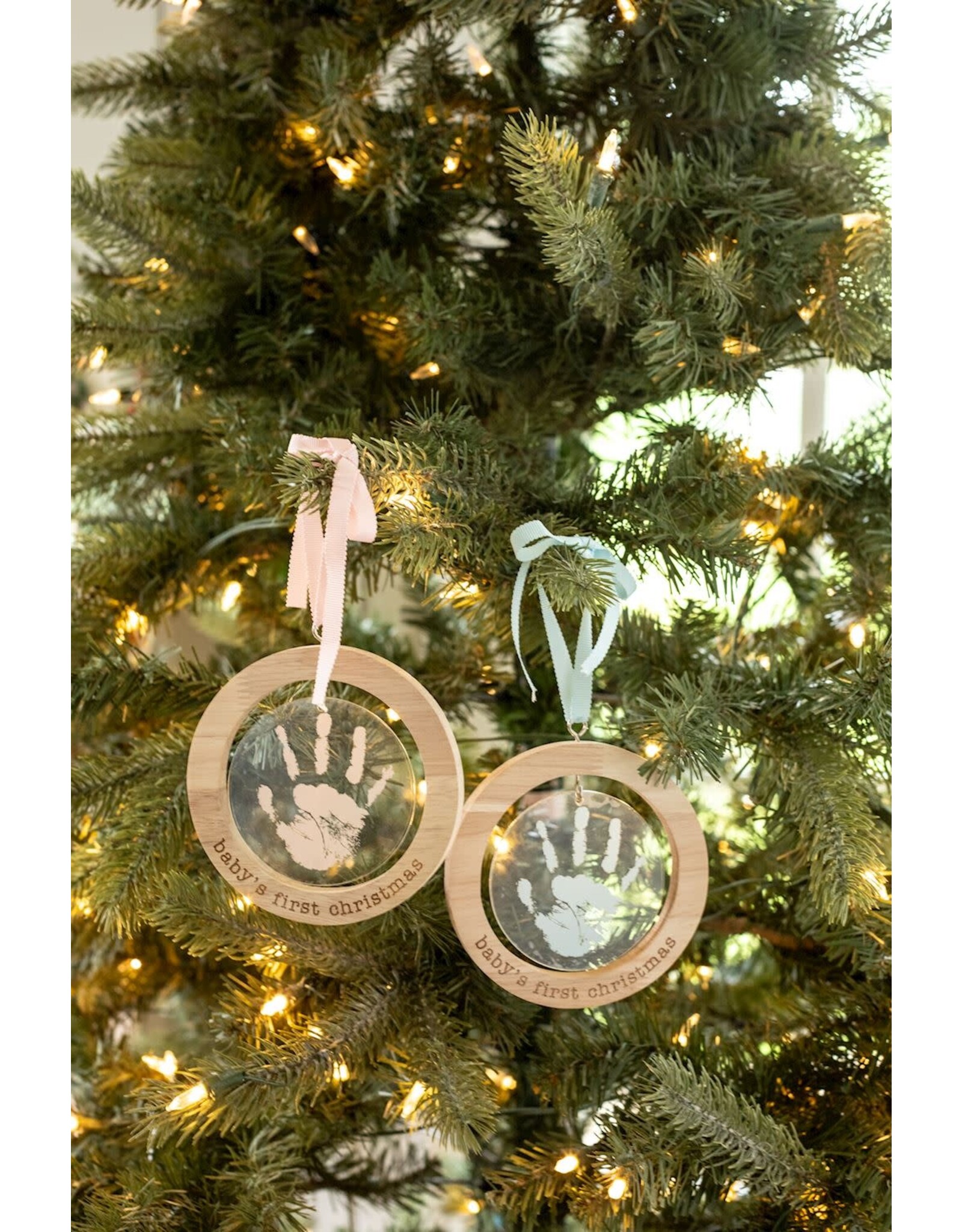 Mud Pie Baby's First Handprint Ornament Kit