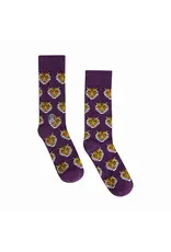 Bonfolk Tiger Purple Socks