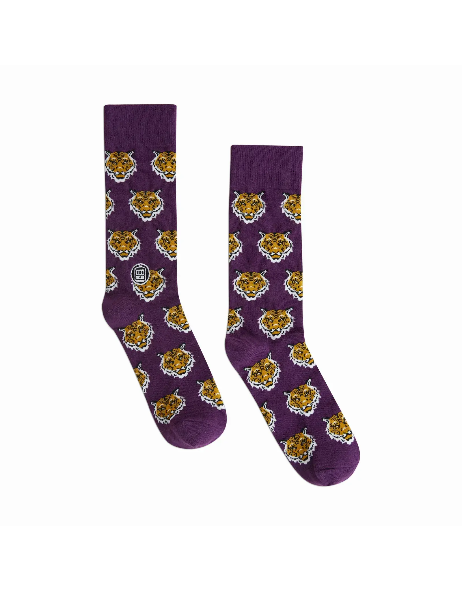 Bonfolk Tiger Purple Socks