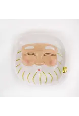 8 Oak Lane/Faire White Santa Dessert Plate 8 Oak Lane/Faire White Santa Dessert Plate