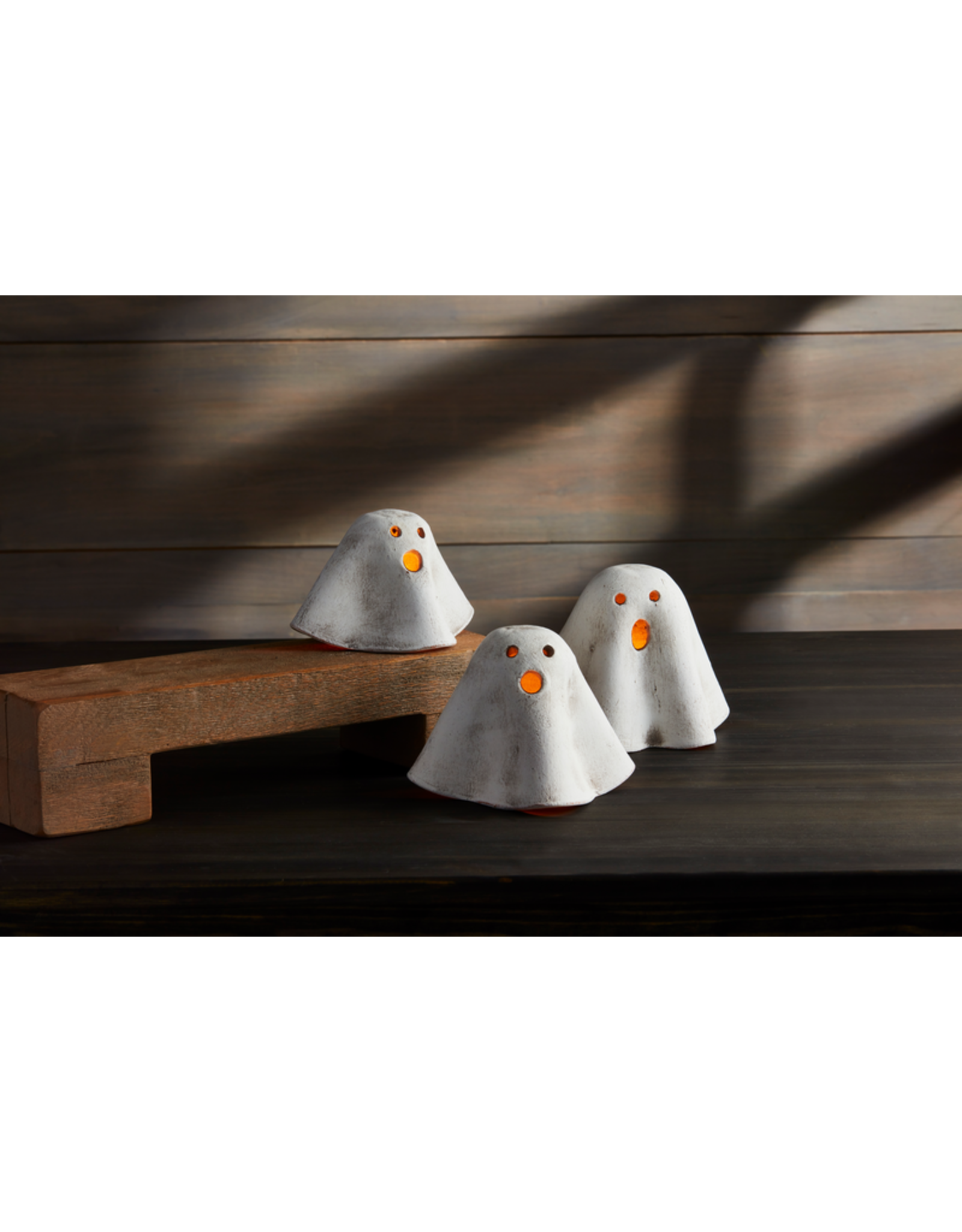 Mud Pie Large Ghost Votive