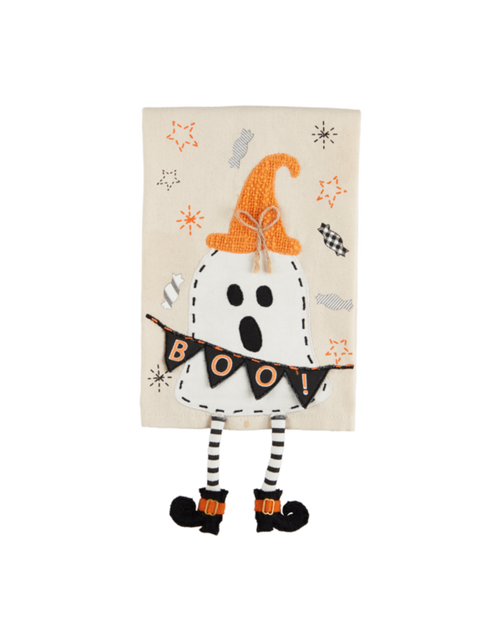 Mud Pie Ghost Dangle Leg Towel