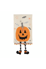 Mud Pie Jack-O-Lantern Dangle Leg Towel