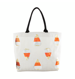 Mud Pie Candy Corn Sparkle Tote