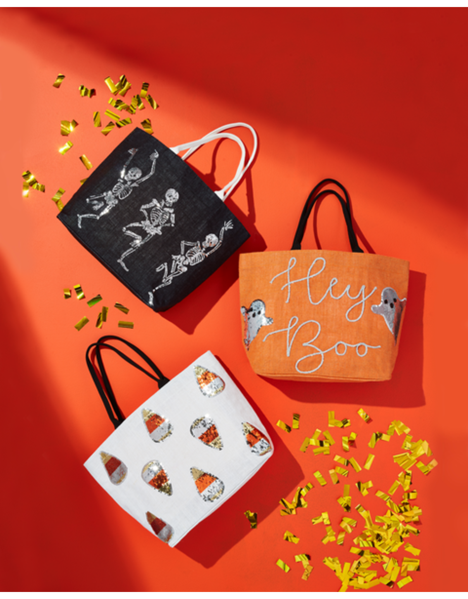 Mud Pie Candy Corn Sparkle Tote