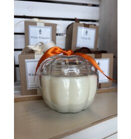 Southern Lights Candle White Pumpkin Clear Pumpin Candle